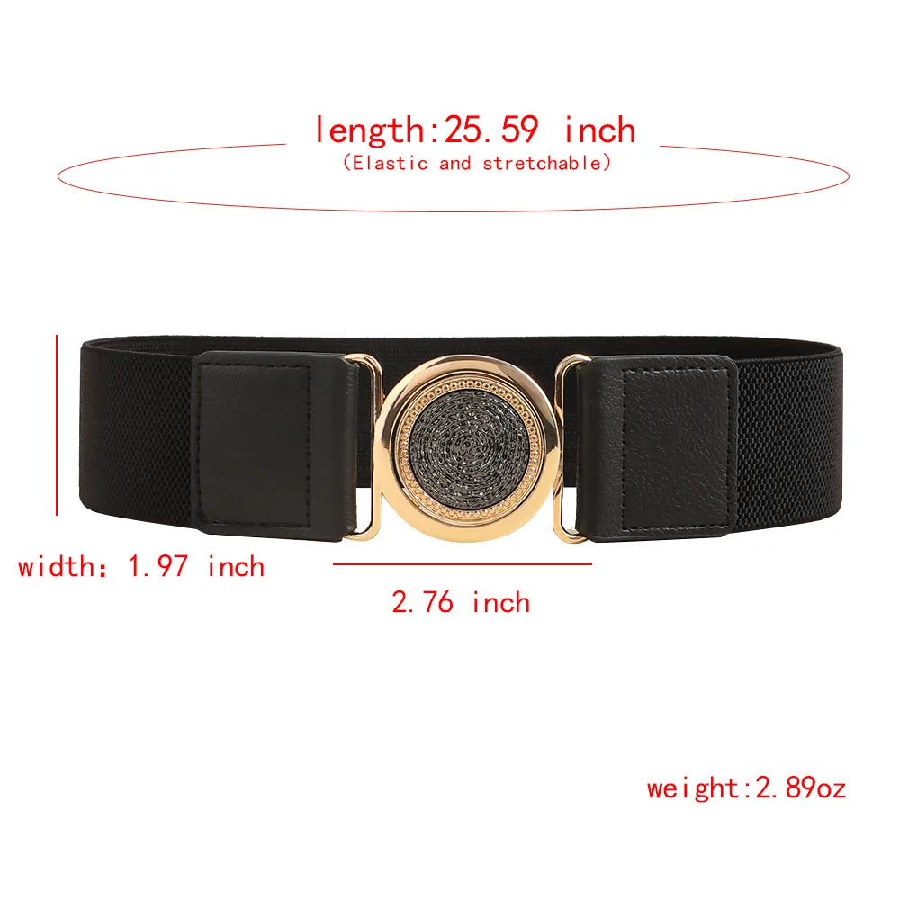 Basic Simple Style Classic Style Geometric Pu Leather Cloth Women'S Leather Belts