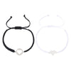 Basic Simple Style Classic Style Heart Shape 304 Stainless Steel Nylon Couple Bracelets