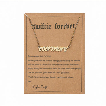 Basic Simple Style Letter Stainless Steel Plating Pendant Necklace