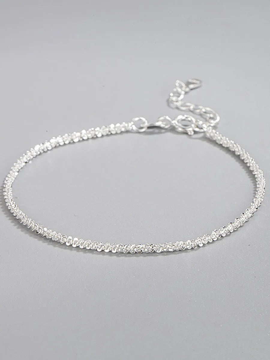 Basic Simple Style Lines Aluminum-Magnesium Alloy Wholesale Bracelets