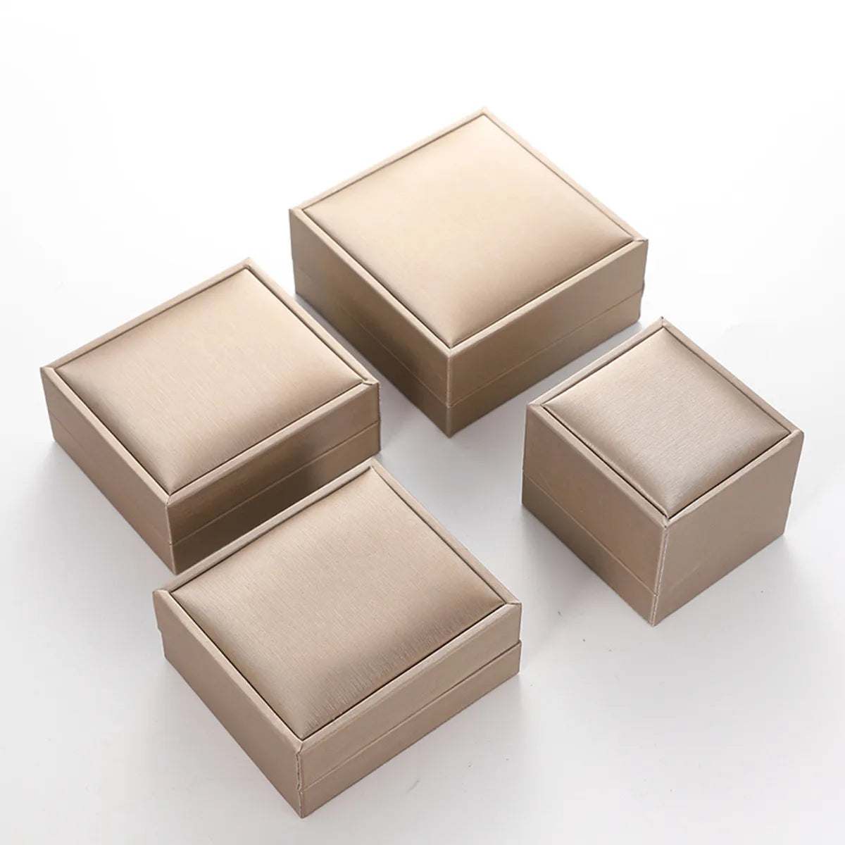 Basic Simple Style Solid Color Cloth Jewelry Boxes