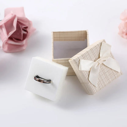 Basic Simple Style Solid Color Jewelry Boxes