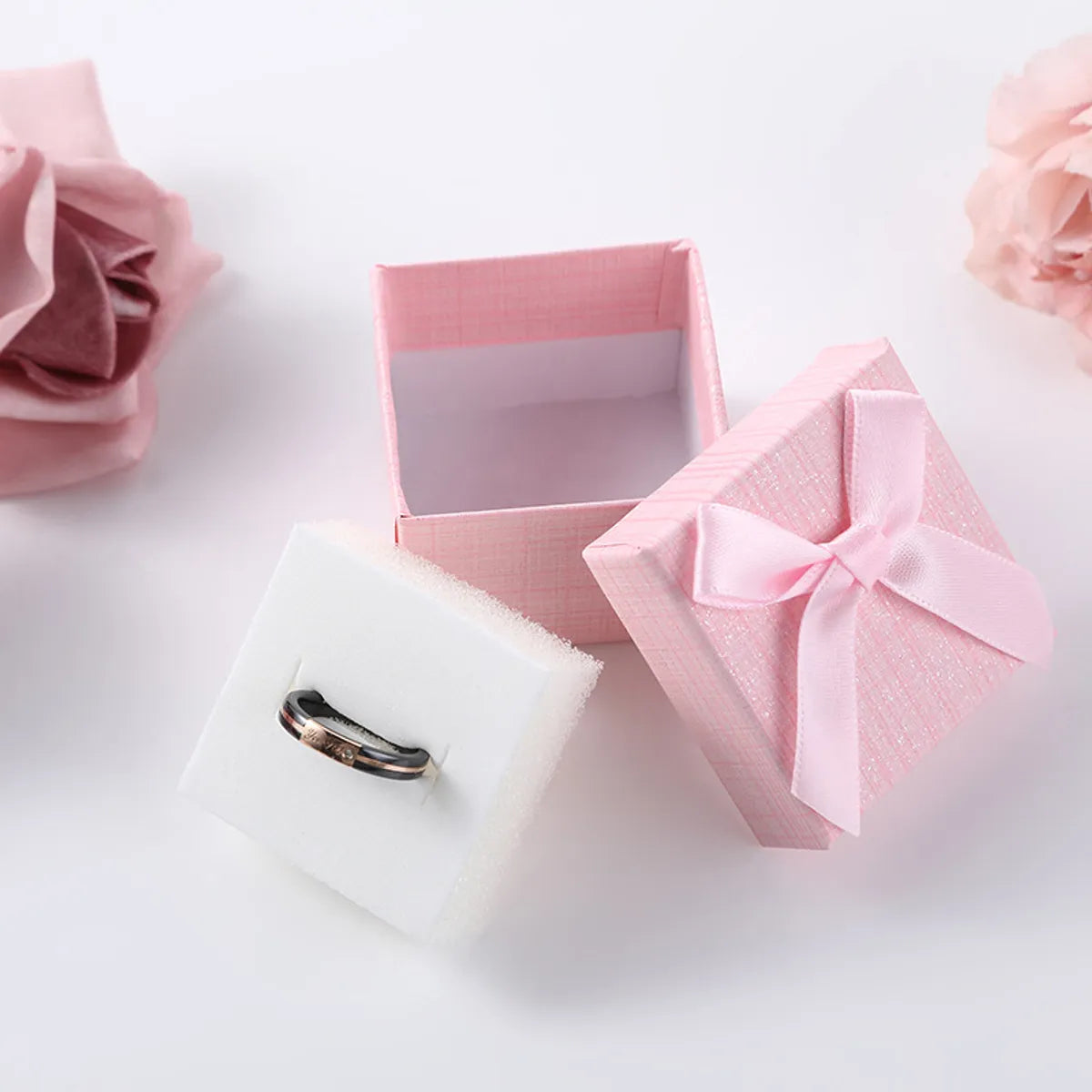 Basic Simple Style Solid Color Jewelry Boxes