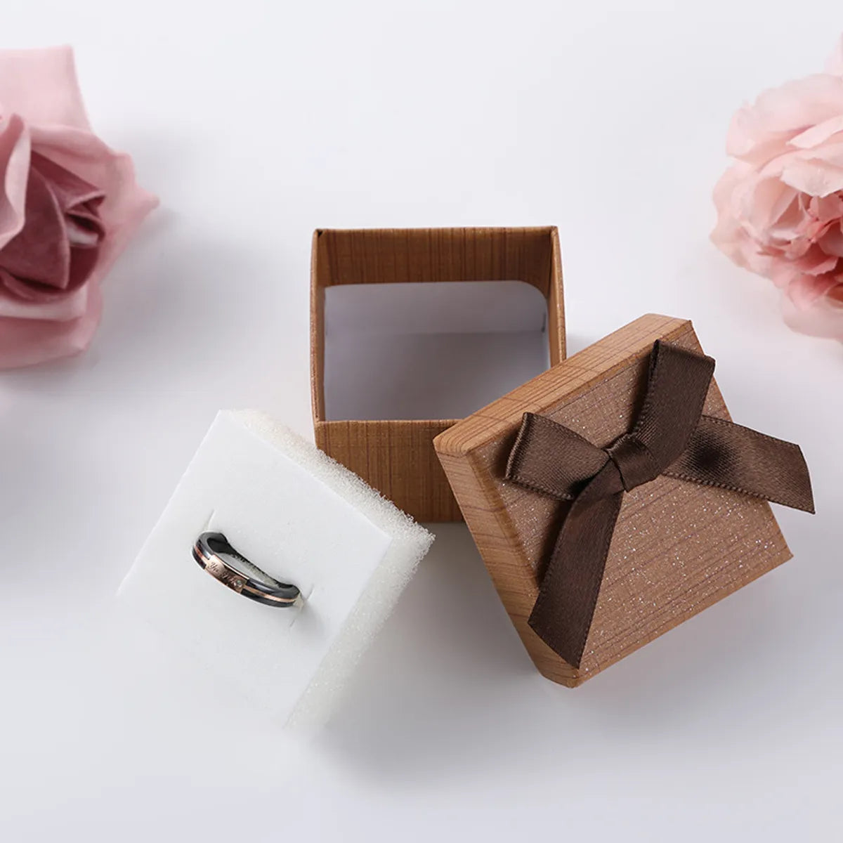 Basic Simple Style Solid Color Jewelry Boxes