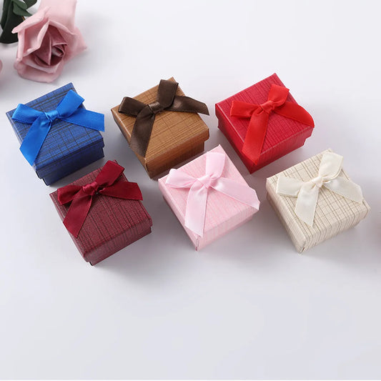 Basic Simple Style Solid Color Jewelry Boxes