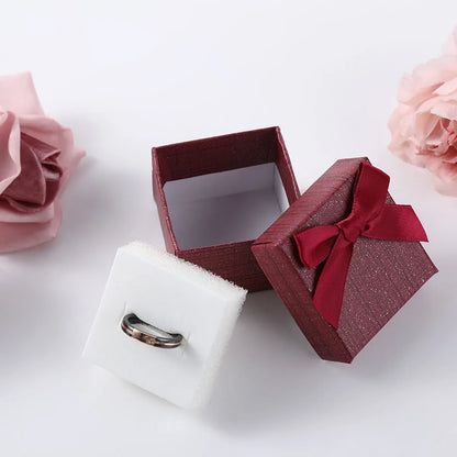 Basic Simple Style Solid Color Jewelry Boxes