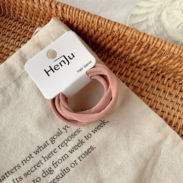 Basic Solid Color Cloth Rubber Band