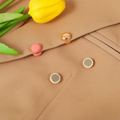 Basic Solid Color Magnetic Material Plating Unisex Brooches