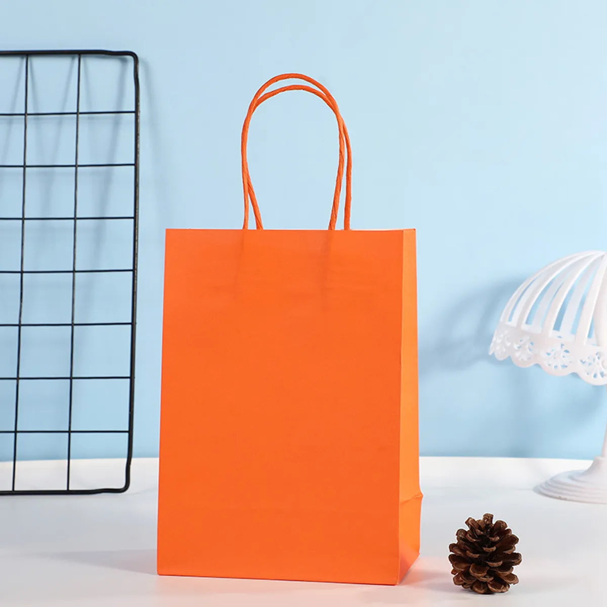 Basic Solid Color Paper Party Gift Bags