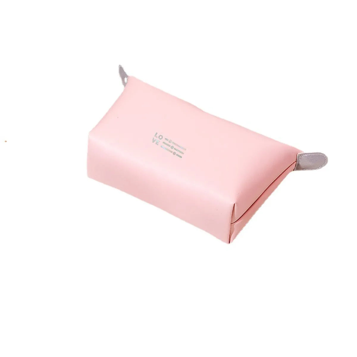 Basic Solid Color Polyester Dumpling Shape Makeup Bags