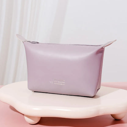 Basic Solid Color Polyester Dumpling Shape Makeup Bags