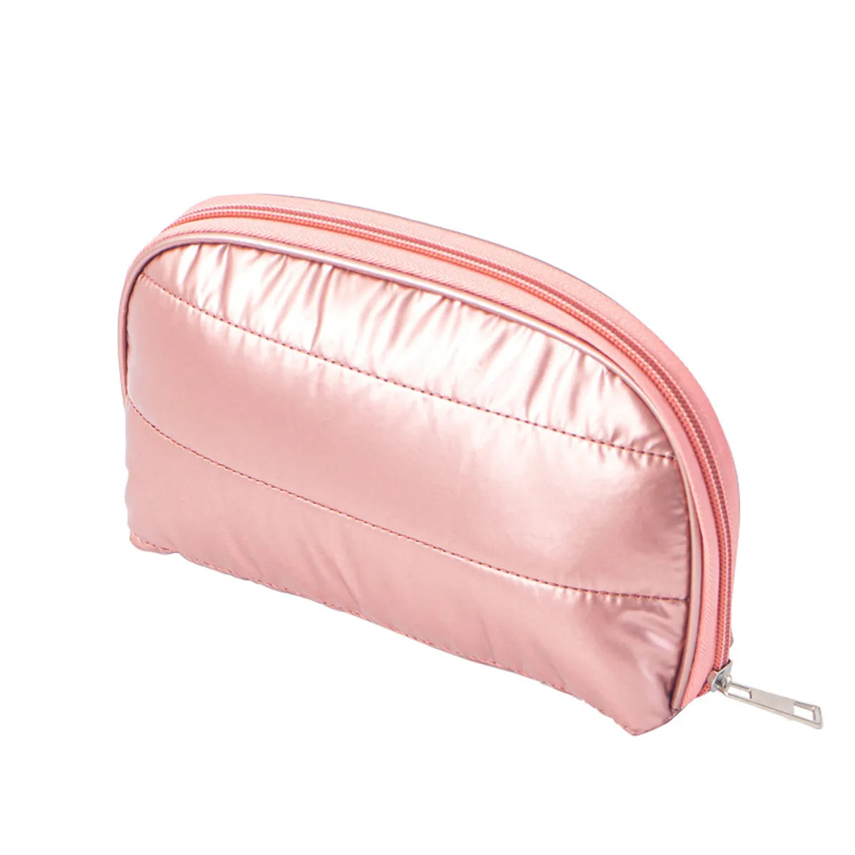 Basic Solid Color Polyester Square Makeup Bags