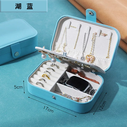 Basic Solid Color PU Leather Jewelry Boxes