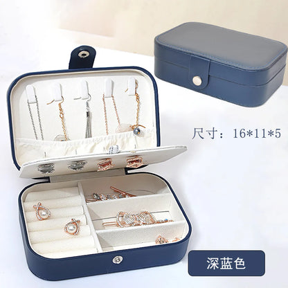 Basic Solid Color PU Leather Jewelry Boxes