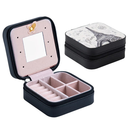 Basic Solid Color Pu Leather Jewelry Boxes