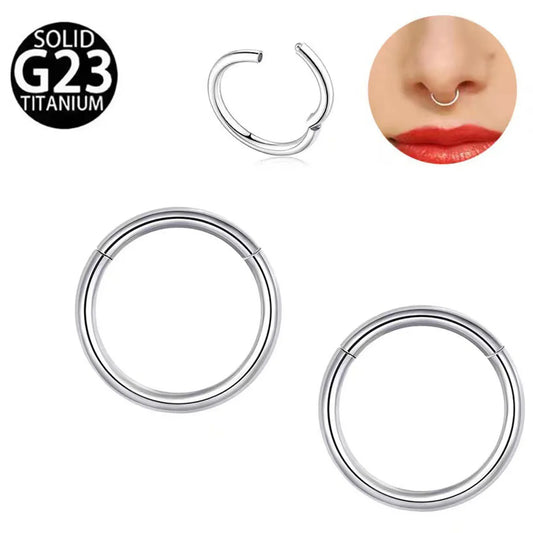 Basic Solid Color Pure Titanium Nose Ring In Bulk