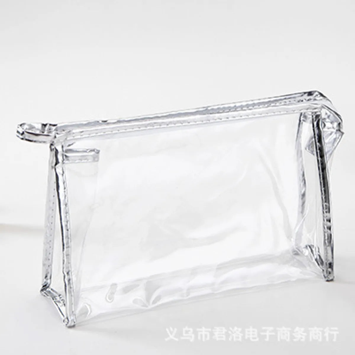 Basic Solid Color Pvc Square Makeup Bags