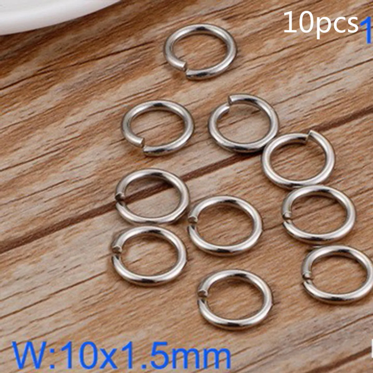 1 Set Stainless Steel 18K Gold Plated Solid Color