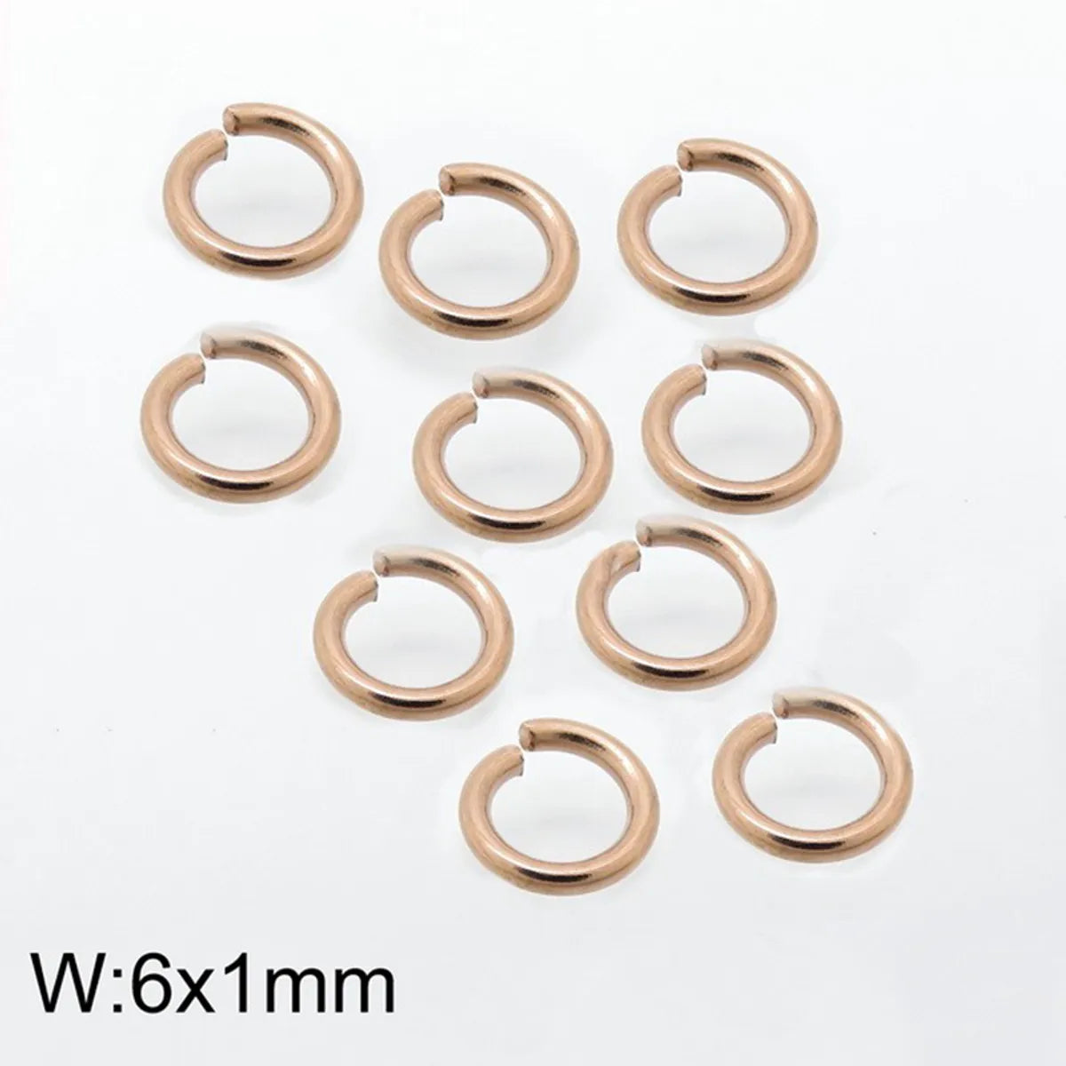 1 Set Stainless Steel 18K Gold Plated Solid Color