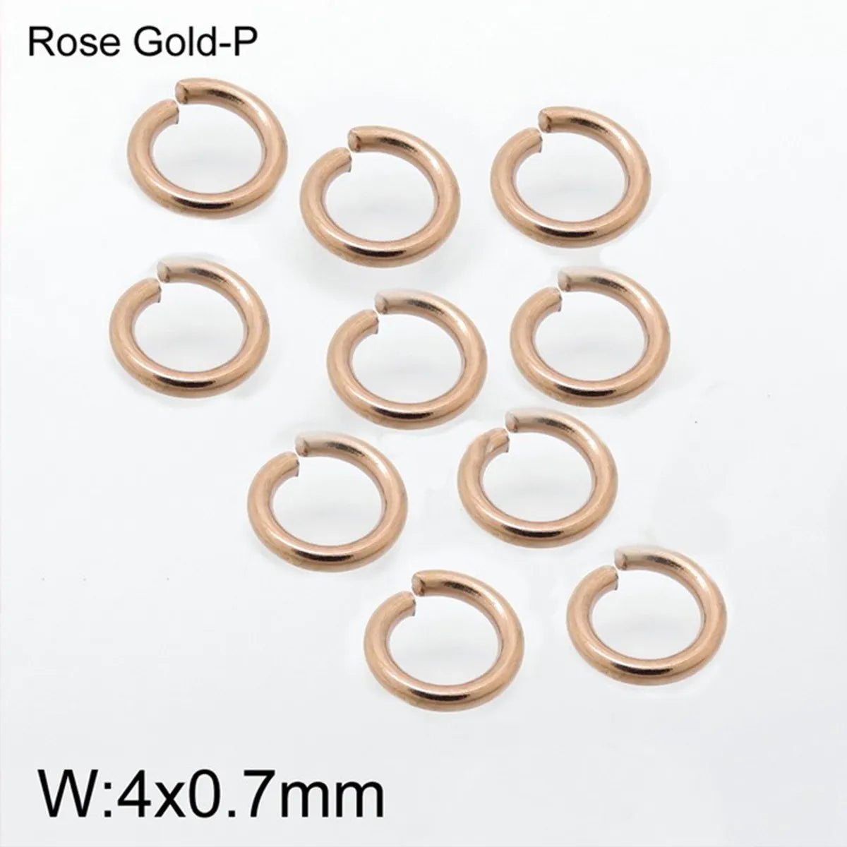 1 Set Stainless Steel 18K Gold Plated Solid Color