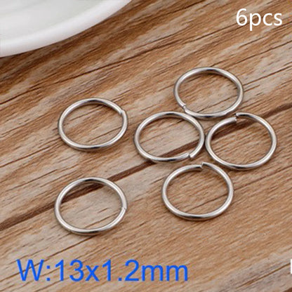 1 Set Stainless Steel 18K Gold Plated Solid Color