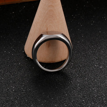 Basic Solid Color Stainless Steel Polishing Rings 1 Piece