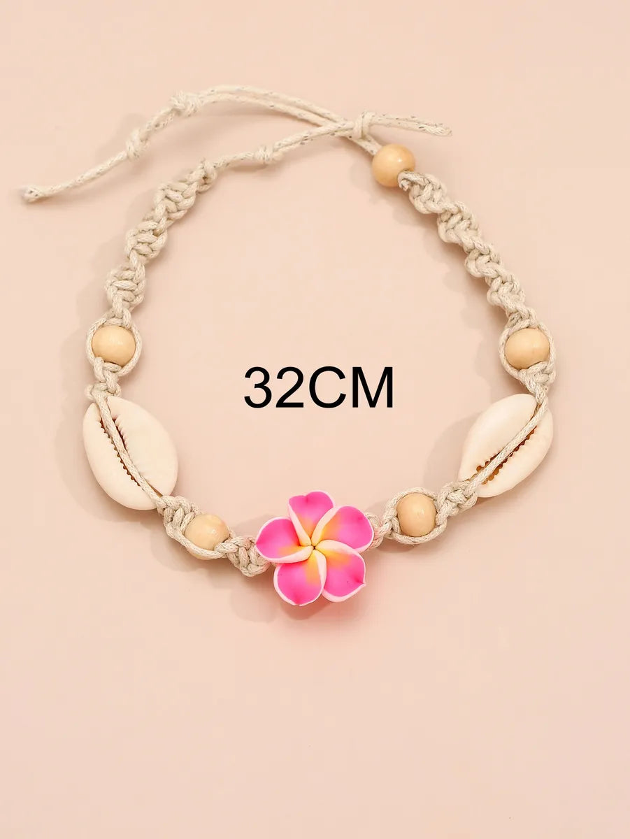 Beach Flower Shell Wholesale Anklet