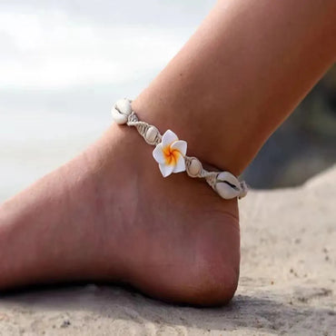 Beach Flower Shell Wholesale Anklet