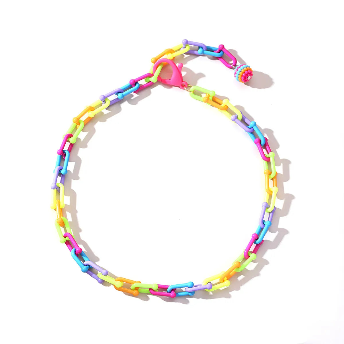 Beach Geometric Arylic Patchwork Women's Anklet