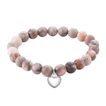 Beach Heart Shape Natural Stone Bracelets