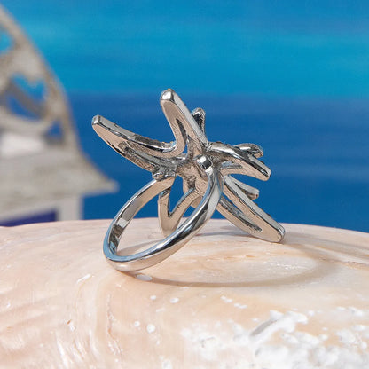 Beach Modern Style Starfish Alloy Women'S Rings