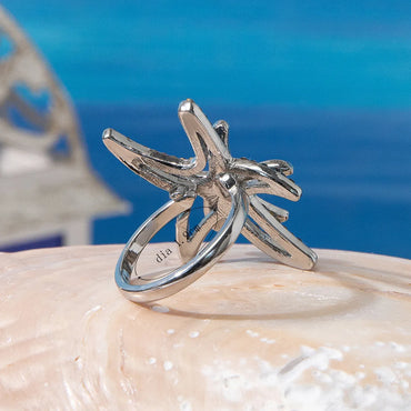 Beach Modern Style Starfish Alloy Women'S Rings