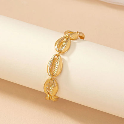 Beach Simple Style Shell Alloy Beaded Women's Bracelets