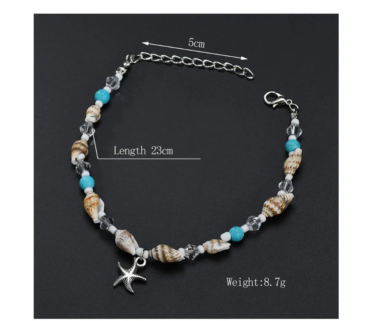 Beach Starfish Alloy Wholesale Anklet