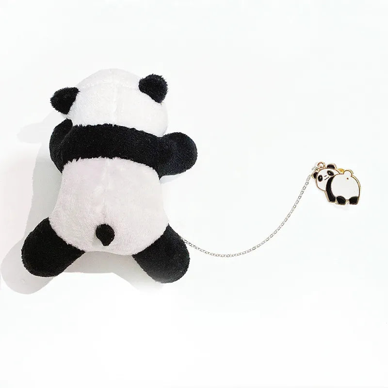 Bear Brooch Hairpin Cartoon Japanese Style Hair Rope Animal Plush Doll Hairband Children'S Headwear Hair Accessories Panda Headband