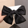 Big Bow Hairpin Red Clip Headwear Hair Rope Women'S Hair Rope Super Fairy Net Red Hair Card Back Of Head Black Hair Accessories