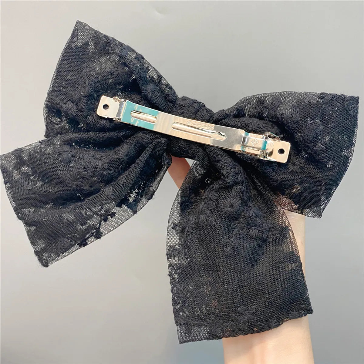 Big Lace Double Bow Hairpin