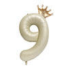 Birthday Basic Simple Style Number Aluminum Film Birthday Balloons