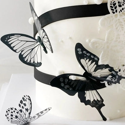 Birthday Butterfly Plastic Decorative Props