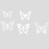 Birthday Butterfly Plastic Decorative Props