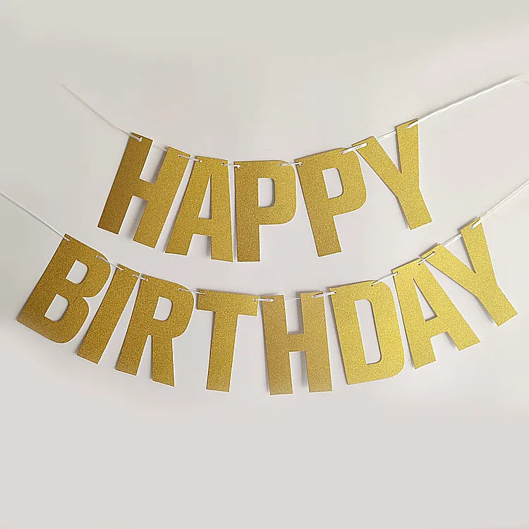 Birthday Casual Simple Style Letter Holiday Daily Party Banner