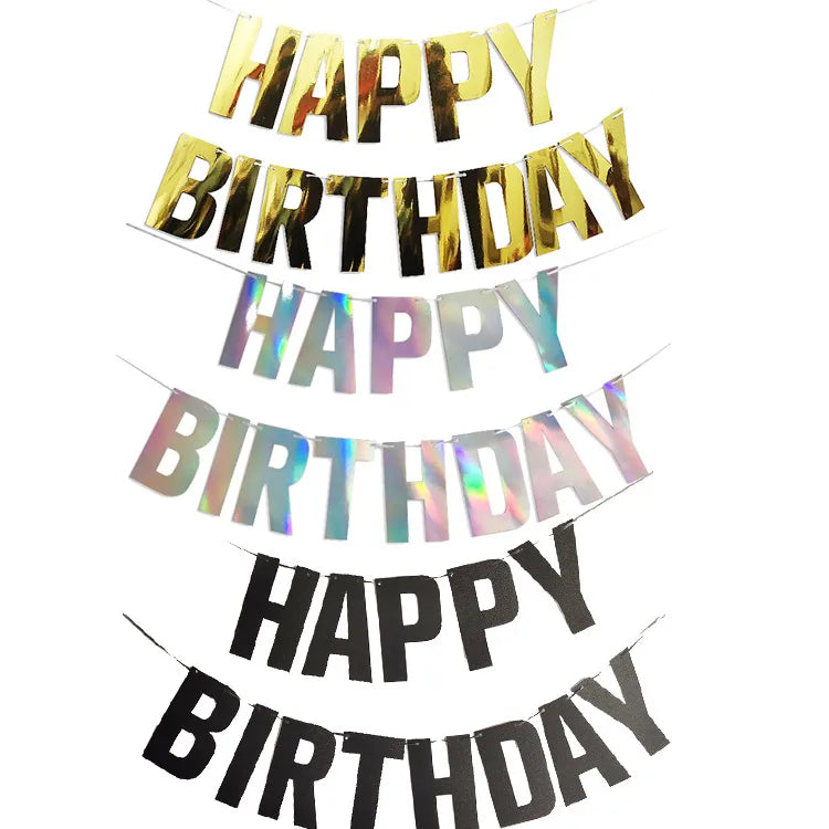 Birthday Casual Simple Style Letter Holiday Daily Party Banner