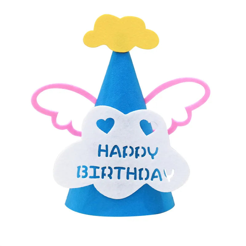 Birthday Clouds Letter Cloth Party Costume Props