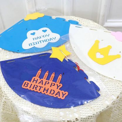 Birthday Clouds Letter Cloth Party Costume Props