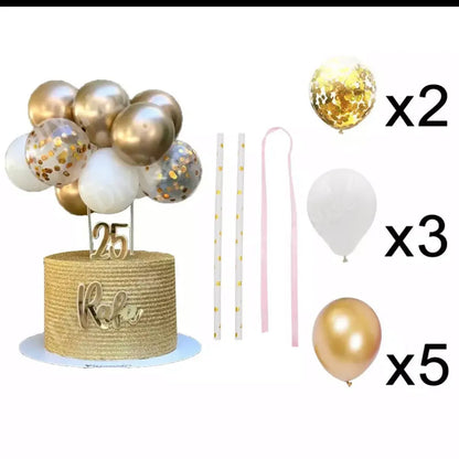 Birthday Colorful Emulsion Metal Party Balloons 1 Set