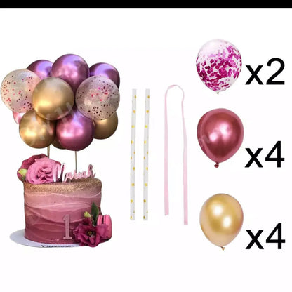 Birthday Colorful Emulsion Metal Party Balloons 1 Set