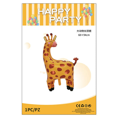 Birthday Cute Animal Aluminum Film Party Festival Balloons