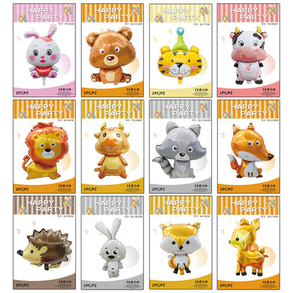 Birthday Cute Animal Aluminum Film Party Festival Balloons