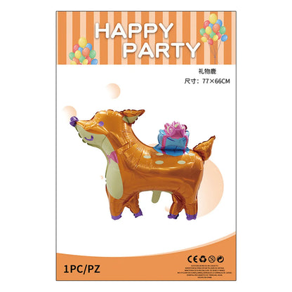 Birthday Cute Animal Aluminum Film Party Festival Balloons