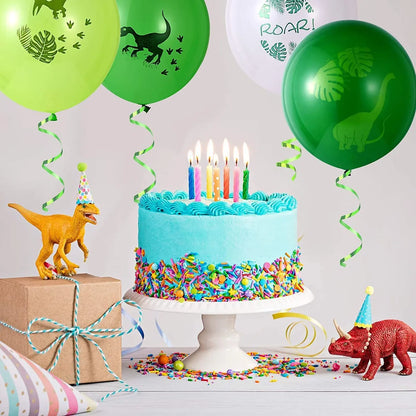 Birthday Cute Cartoon Letter Dinosaur Paper Party Hanging Ornaments Banner Balloons